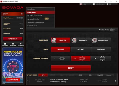 bovada poker log in.